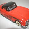 NOMURA/SHOWA 50’S 11 INCHES JAPAN BATTERY OPERATED VINTAGE TIN TOY CAR MERCEDES BENZ 300 SL