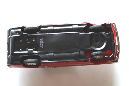 BANDAI 60’S 11 INCHES JAPAN FRICTION VINTAGE TIN TOY CAR FORD MUSTANG 1965 - Image 2