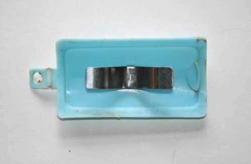 DAIYA VINTAGE TIN TOY SPACE PART NASA 1960 SPACE DOCKING ROCKET STATION PATROL ORIGINAL BATTERY COVER - Image 2