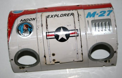 YONEZAWA / CRAGSTAN VINTAGE TIN TOY SPACE PART MOON EXPLORER M-27 ORIGINAL BODY CAPSULE - Image 2
