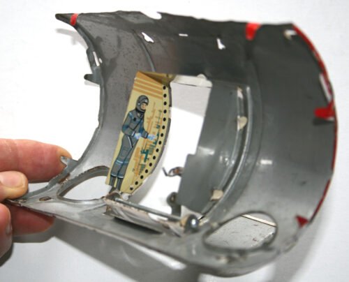 YONEZAWA / CRAGSTAN VINTAGE TIN TOY SPACE PART MOON EXPLORER M-27 ORIGINAL BODY CAPSULE - Image 4