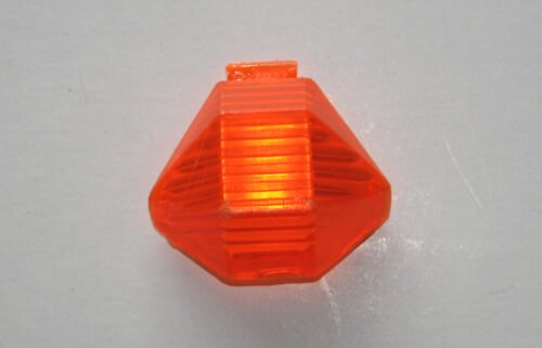 DAISHIN VINTAGE TIN TOY SPACE PART APOLLO 11 AMERICAN EAGLE LUNAR MODULE ORIGINAL ORANGE LIGHT