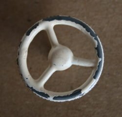 JNF Neuhierl germany tin steering wheel original tin toy part
