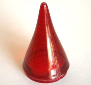 Nomura Japan Space Rocket Solar X-7 & X-8 front red light original tin toy part