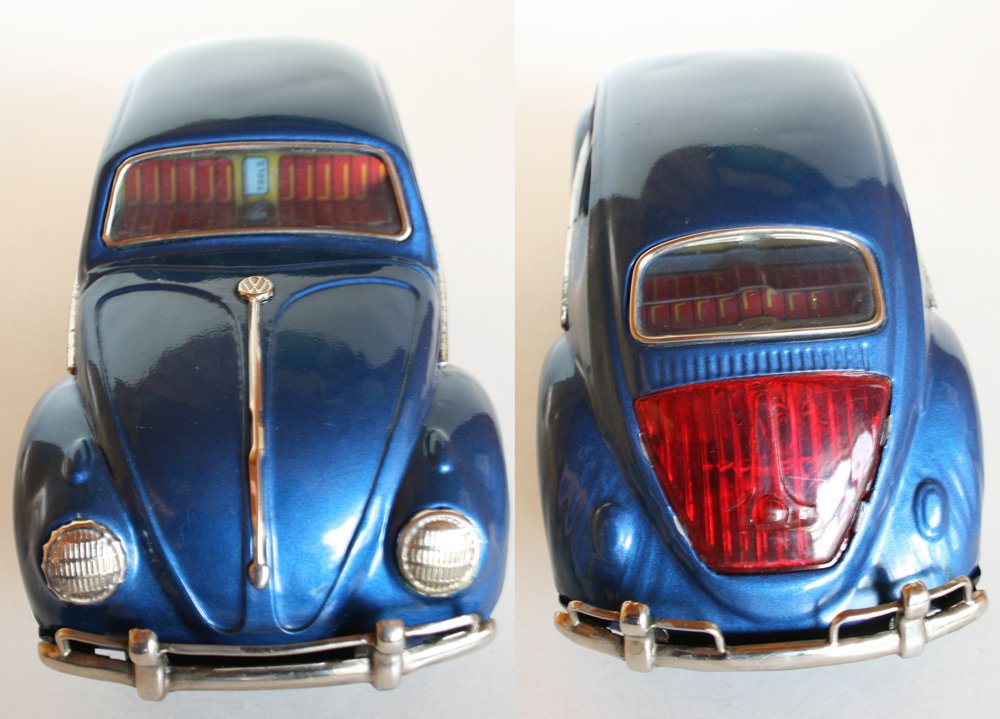Yoshiya KO Japan 60's battery operated tin Volkswagen Beetle