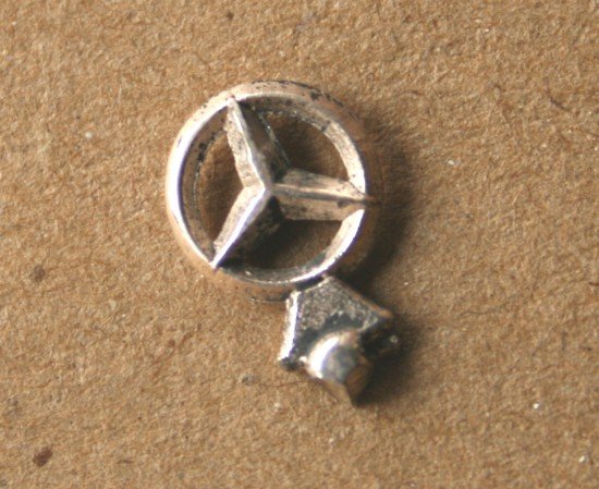 Bandai, Ichiko, Aoshin, Asahi etc. Substitute Tin Emblem By Mercedes Benz tin toy parts Item 1BandaiOthersPartC