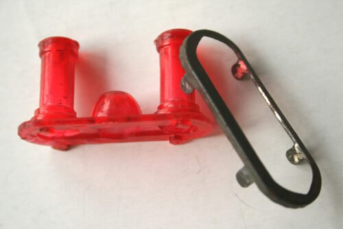 Horikawa Robot Original Red Weapon with tin Bezel tin toy part  Item 1HorikawaPartR - Image 2