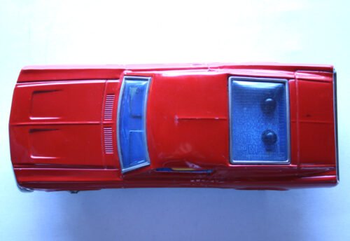 Taiyo Japan 60’s Ford Mustang Mach1 Battery Operated 10 inches (25 cm) original tin toy car - Image 7