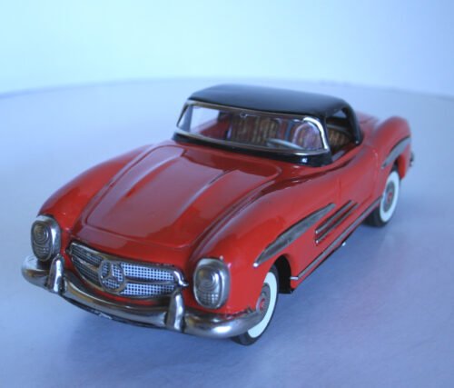 Nomura Showa 50’s Mercedes Benz 300 SL Battery Operated 11 inches (28 cm) original tin toy car - Image 3