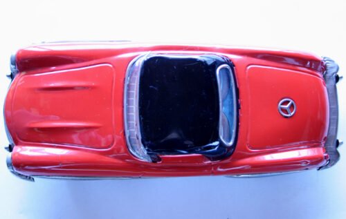 Nomura Showa 50’s Mercedes Benz 300 SL Battery Operated 11 inches (28 cm) original tin toy car - Image 7