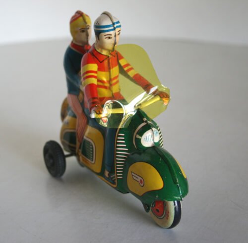 Portillo Technofix 50’s Friction Scooter 282 in Box 7inches (18 cm) original tin toy motorcycle - Image 5