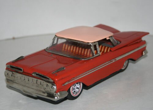 Asahi ATC 50’s Chevrolet Impala 1959 Friction 8.5 inches (21.5 cm) original tin toy car - Image 3