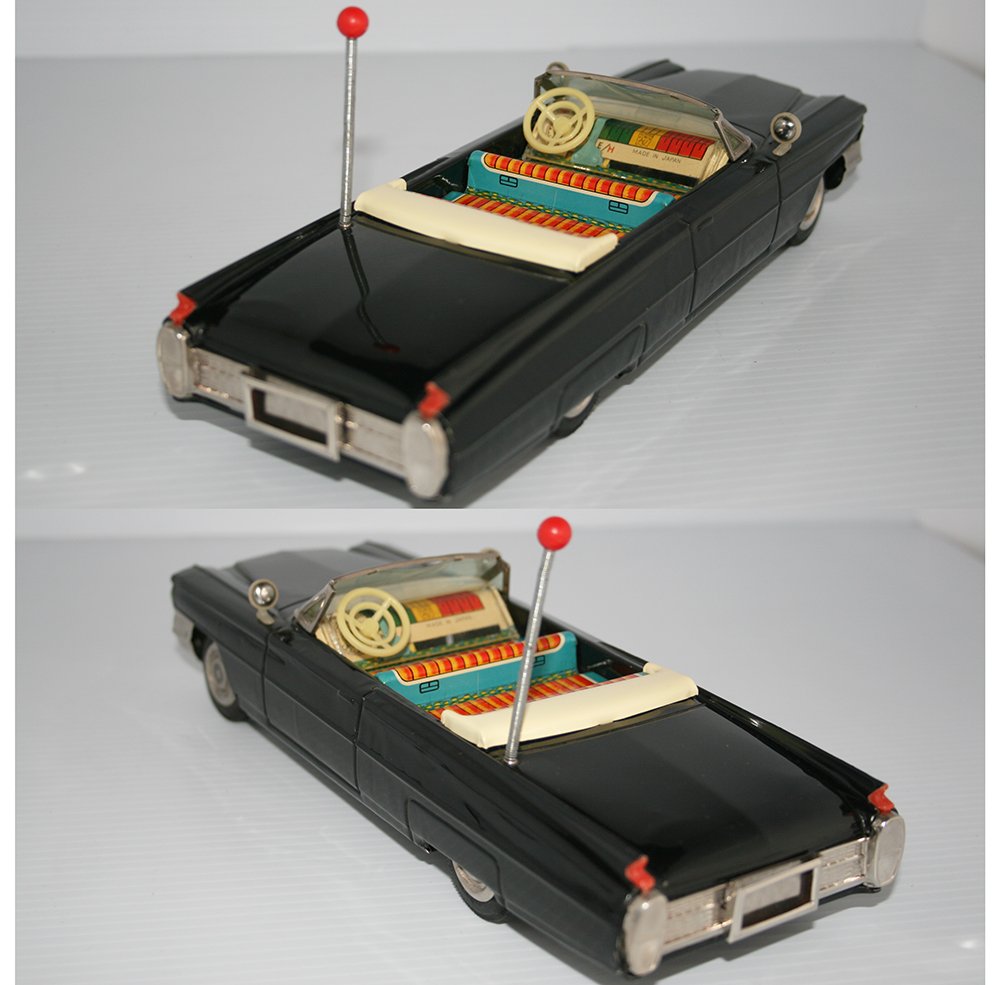 Ichiko Japan Cadillac 1963 Convertible with Speedometer