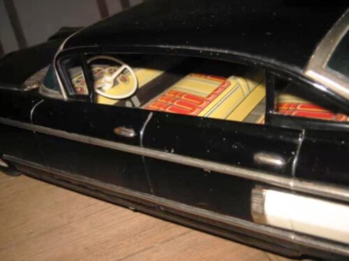 Yonezawa 60’s Steering Wheel from Big Cadillac 18 inches (46 cm) original Plastic part toy car - Image 4