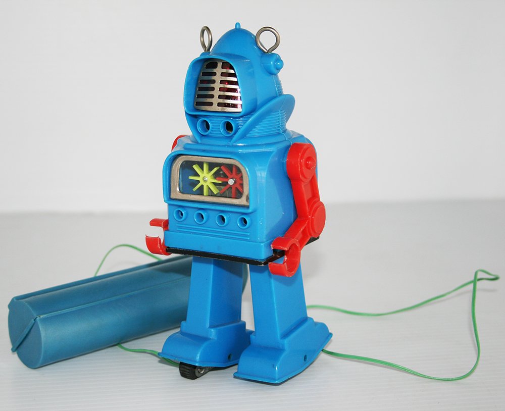 Yoshiya K O Japan 60 s Jupiter Robot  R C Battery Operated 