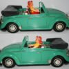 Nomura 60’s Volkswagen Beetle Convertible with Girl Battery Operated 13 inches (33 cm) original tin toy car - Image 6