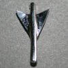 Masudaya Ichiko Pontiac 1953 14 inches (36 cm) Repro Metal Hood Ornament tin toy repro part - Image 5