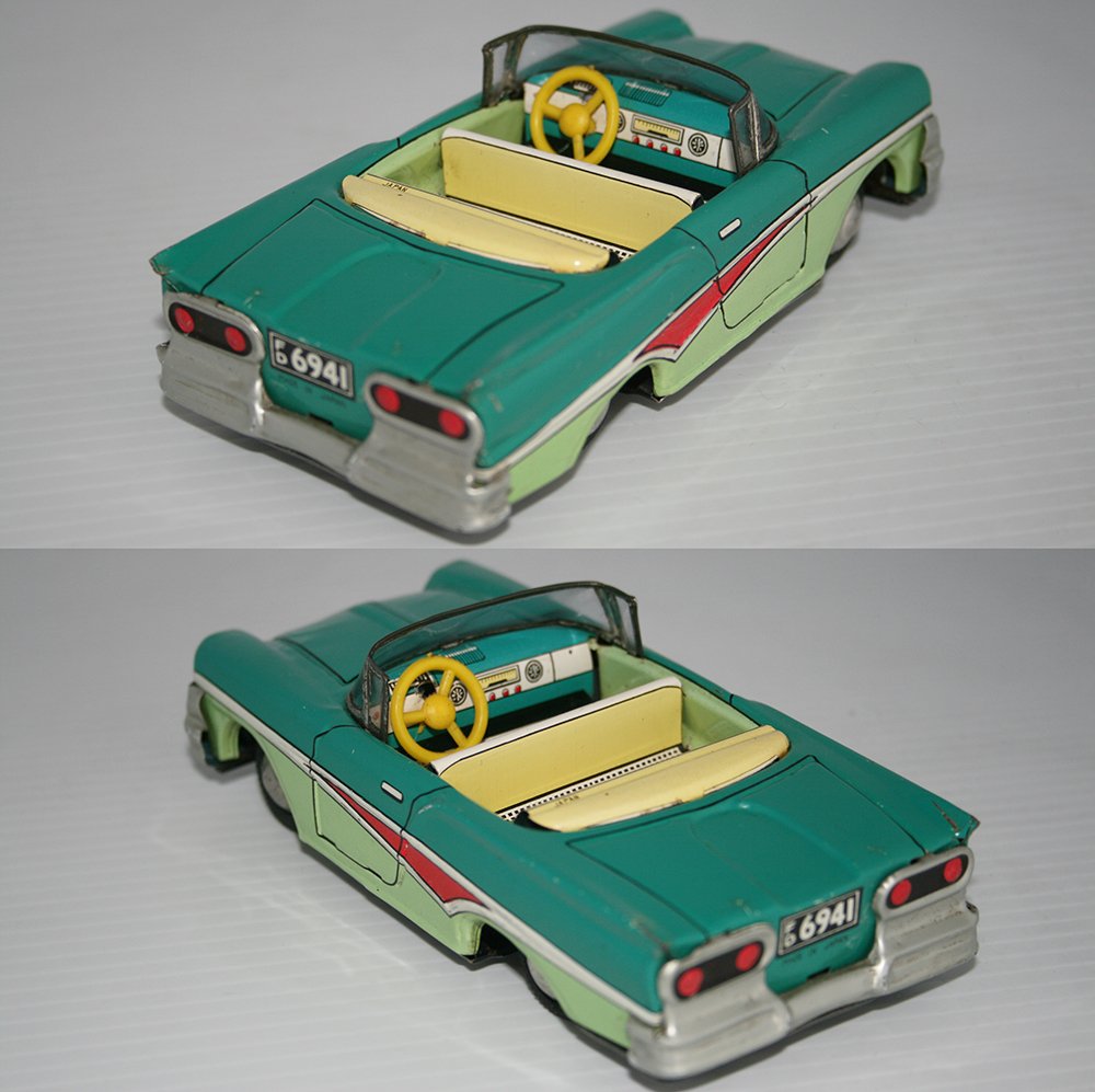 Japan Ford Fairlane 1958 Convertible tin plate FD6941