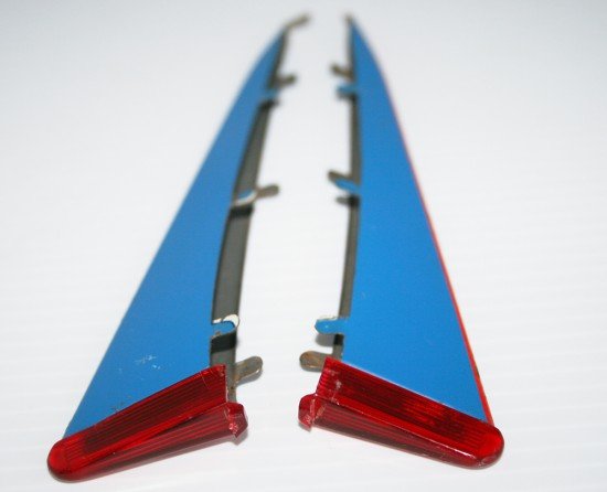 Aoshin Right and Left Side Wings with Transparent red light Blue Batmobile