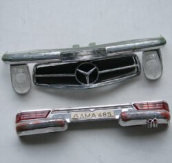 Bumpers with Grill, head and tail lights Mercedes 380