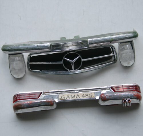 Bumpers with Grill, head and tail lights Mercedes 380