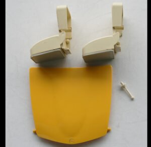 Hood Seats and Stick Shift Yellow Mercedes 380