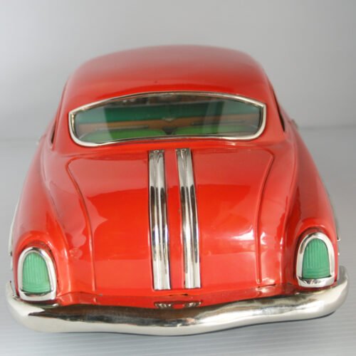 Masudaya Ichiko 50’s Pontiac Super Lincoln 1953 Friction 14 inches (36 cm) original tin toy car - Image 6
