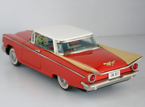 Ichiko 60’s Buick 1959 Hardtop Friction 11.25 inches (28.5 cm) original tin toy car - Image 4
