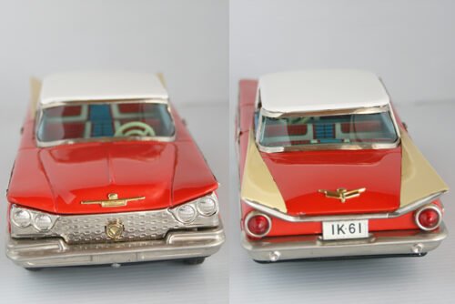 Ichiko 60’s Buick 1959 Hardtop Friction 11.25 inches (28.5 cm) original tin toy car - Image 6