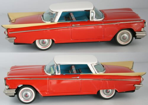 Ichiko 60’s Buick 1959 Hardtop Friction 11.25 inches (28.5 cm) original tin toy car - Image 7
