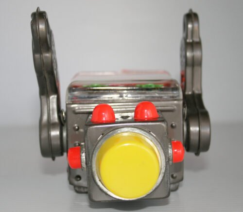 Horikawa 60’s Engine Robot Hybrid Last Generation Battery Operated 8.5 inches  (22 cm) original tin and plastic toy space robot - Image 8