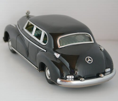 Alps Iwaya 50’s Mercedes Benz 300 Andenauer Limousine in Box Battery Operated 9.5 inches (24 cm) original tin toy car - Image 6