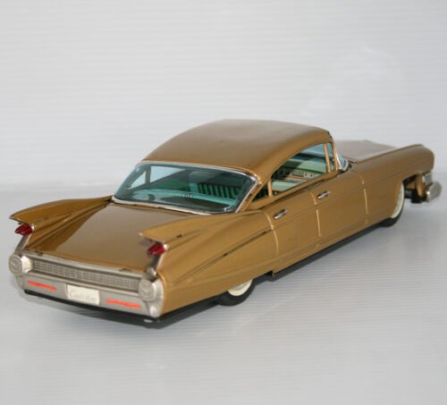 Bandai 60’s Cadillac 1959 Friction 12 inches (30 cm) original tin toy car - Image 4