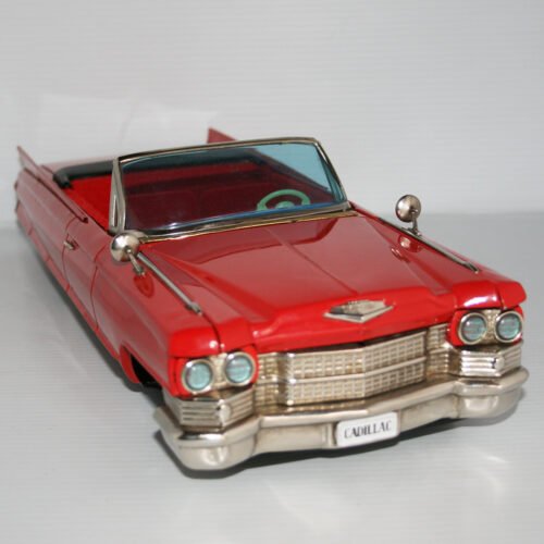Bandai Japan 60’s Cadillac Special Convertible in Box Friction 17 inches (43 cm) original tin toy car - Image 3