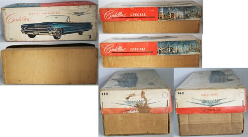 Bandai Japan 60’s Cadillac Special Convertible in Box Friction 17 inches (43 cm) original tin toy car - Image 10