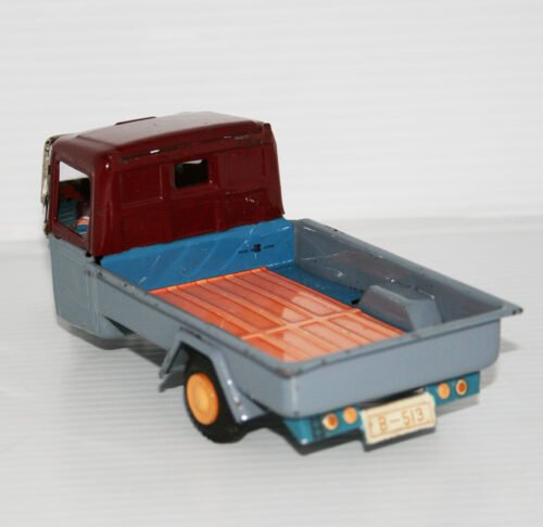 Bandai 50’s Mazda Three-Wheels Truck / Motorcycle First Edition Friction 6.5 inches (16.5 cm) original tin toy truck motorcycle - Image 4
