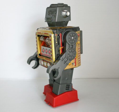 Horikawa 60’s Attacking Martian Robot Battery Operated 9.50 inches (24 cm) original tin toy Space Robot - Image 4
