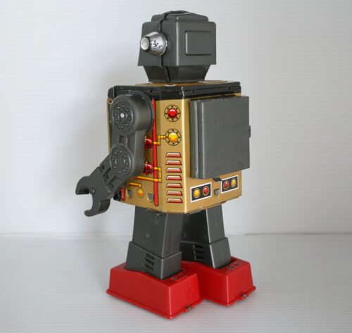 Horikawa 60’s Attacking Martian Robot Battery Operated 9.50 inches (24 cm) original tin toy Space Robot - Image 5