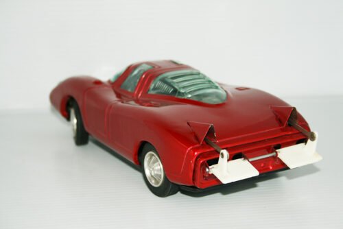 Asahi Japan 70’s Porsche 917 Battery Operated 10.5 inches (26.5 cm) original tin toy car - Image 4