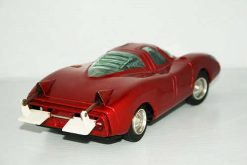 Asahi Japan 70’s Porsche 917 Battery Operated 10.5 inches (26.5 cm) original tin toy car - Image 5
