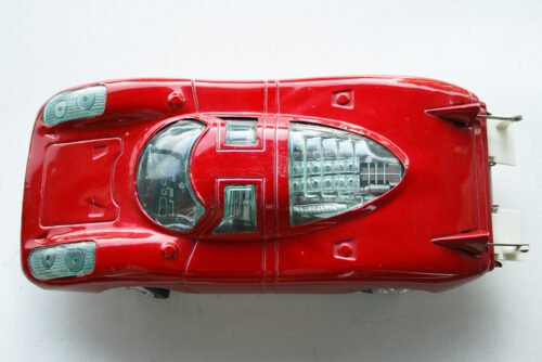Asahi Japan 70’s Porsche 917 Battery Operated 10.5 inches (26.5 cm) original tin toy car - Image 8