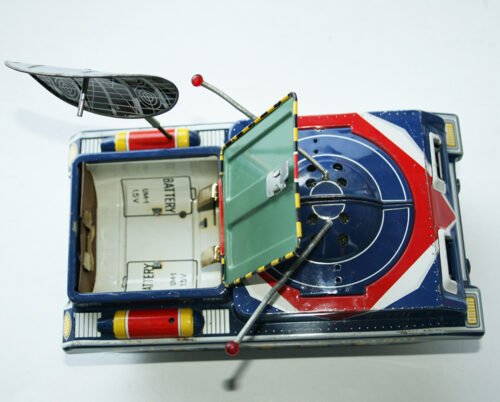 Yonezawa 60’s X-11 Space Patrol Battery Operated 8.25 inches (21 cm) original tin toy space ship - Image 10