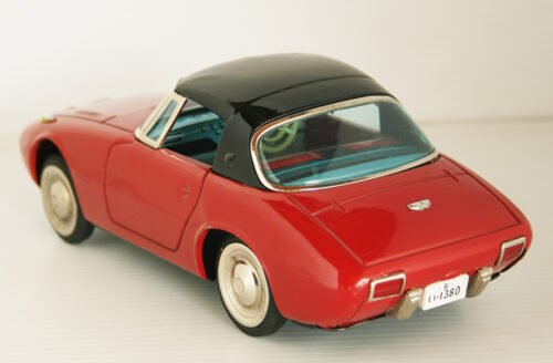 Asahi ATC 60’s Toyota Sports-800 Coupe Friction 10 inches (25.5 cm) original tin toy car - Image 4