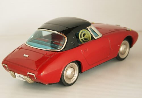 Asahi ATC 60’s Toyota Sports-800 Coupe Friction 10 inches (25.5 cm) original tin toy car - Image 5