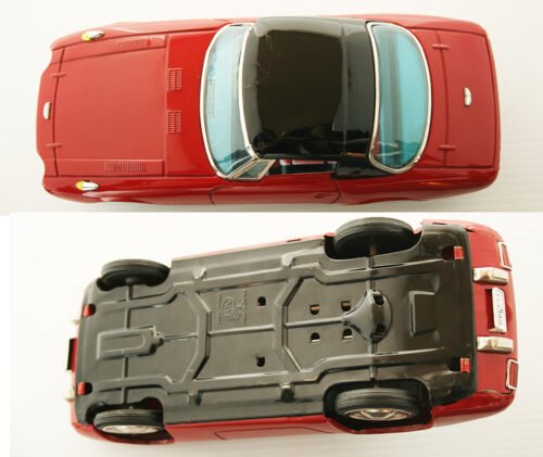 Asahi ATC 60’s Toyota Sports-800 Coupe Friction 10 inches (25.5 cm) original tin toy car - Image 8