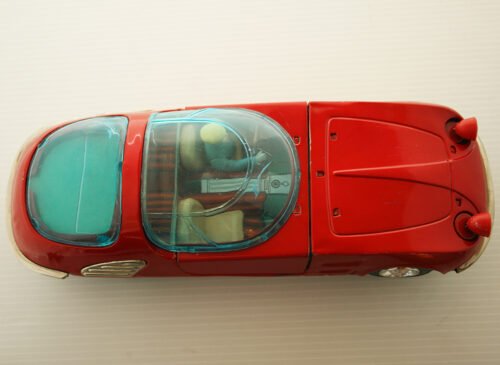 Bandai Chevrolet Corvair Bertone 60’s Concept Car Battery Operated 12 inches (30 cm) original tin toy car - Image 10