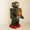 Horikawa S.H Japan 60’s Mr. Hustler Robot Battery Operated 11.5 inches (29 cm) original tin toy Robot - Image 4