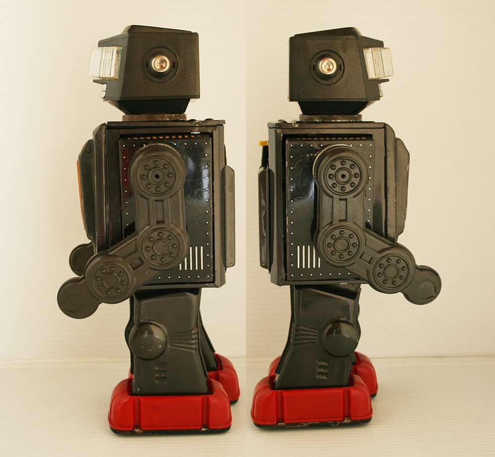 Horikawa S.H Japan 60's Mr. Hustler Robot Battery Operated