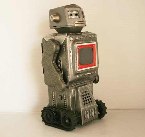 Horikawa S.H Japan 60’s Mars King Robot Battery Operated 9.25 inches (23.5 cm) original tin toy space robot - Image 3