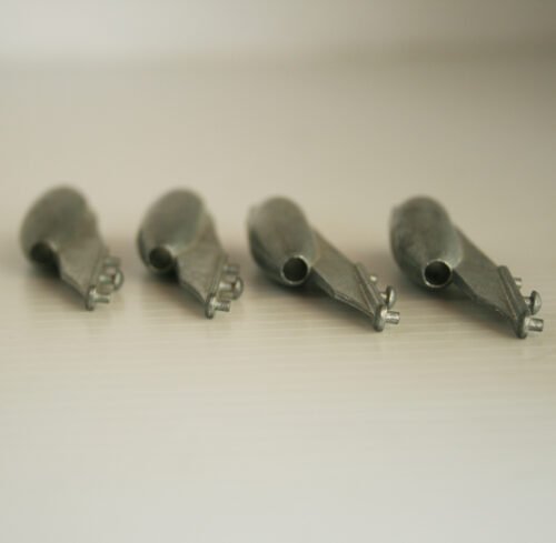TippCo. Lemy, Poliumex DC 8, Set of 4 Antimony Turbines original tin toy parts - Image 5